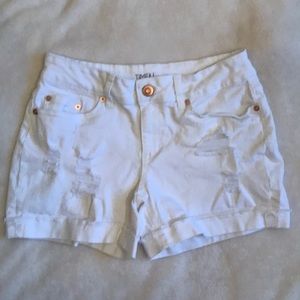 ♻️White Jean Shorts